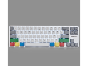 Magicforce Smart2 68 Keys N-key Rollover, USB Wired/Bluetooth V4.0 Dual Mode White Backlit, Mechanical Keyboard, Type-C Separated Cable, PBT Keycaps Magicforce Smart2 68 Keys N-key Rollover, USB Wired/Bluetooth V4.0 Dual Mode White Backlit, Mechanical Keyboard, Type-C Separated Cable, PBT Keycaps
