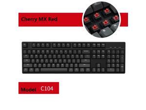 iKBC C210 104 Keys Mechanical Keyboard with Cherry MX Red Switch, Black PBT Double Shot Keycap, N-Key Rollover and 6 Anti-ghosting Keys( No Light Version) iKBC C210 104 Keys Mechanical Keyboard with Cherry MX Red Switch, Black PBT Double Shot Keycap, N-Key Rollover and 6 Anti-ghosting Keys( No Light Version)