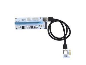 6-Pack Corn Electronics Updated Ver008S Mining Dedicated Riser Card PCI-E Express Cable 1x to 16x Ethereum ETH Mining 60cm USB 3.0 Cable 4 Solid Capacitors LED Indicator and Fuse Included 6-Pack Corn Electronics Updated Ver008S Mining Dedicated Riser Card PCI-E Express Cable 1x to 16x Ethereum ETH Mining 60cm USB 3.0 Cable 4 Solid Capacitors LED Indicator and Fuse Included