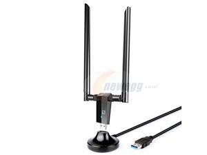 CORN USB WiFi Adapter, 1750Mbps Dual Band 2.4GHz/450Mbps 5.8GHz/1300Mbps High Gain 5dBi Antennas USB 3.0 Wireless Network Adapter for PC Desktop Laptop with Windows 10/8/7/XP/Vista, Mac OS CORN USB WiFi Adapter, 1750Mbps Dual Band 2.4GHz/450Mbps 5.8GHz/1300Mbps High Gain 5dBi Antennas USB 3.0 Wireless Network Adapter for PC Desktop Laptop with Windows 10/8/7/XP/Vista, Mac OS
