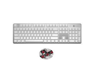 GameSir GK300 Wireless Bluetooth/2.4G Mechanical Gaming Keyboard TTC Red Switch- White GameSir GK300 Wireless Bluetooth/2.4G Mechanical Gaming Keyboard TTC Red Switch- White