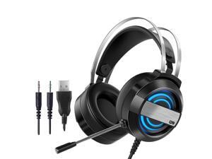 CORN Technology Q9 Gaming Headset with - Steel Frame - Signature Memory Foam, noise-cancellation microphone, 7-color Backlit(USB+MIC+Speaker Plug) CORN Technology Q9 Gaming Headset with - Steel Frame - Signature Memory Foam, noise-cancellation microphone, 7-color Backlit(USB+MIC+Speaker Plug)