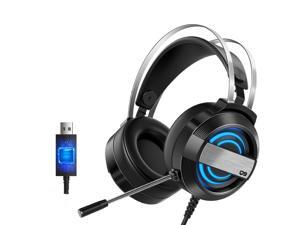 CORN Technology Q9 7.1 Channel Gaming Headset with - Steel Frame - Signature Memory Foam, noise-cancellation microphone, 7-color Backlit( USB Adapter) CORN Technology Q9 7.1 Channel Gaming Headset with - Steel Frame - Signature Memory Foam, noise-cancellation microphone, 7-color Backlit( USB Adapter)