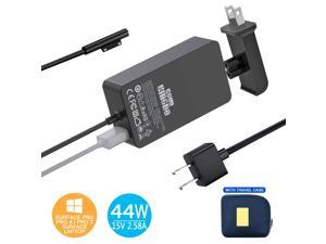 Surface Pro Charger Surface Pro 4 Charger, CORN 44W 15V 2.58A Power Supply Compatible Microsoft Surface Pro 4 Pro 3 Pro 6 Pro 7 Surface Pro Laptop 1/2 Surface Go & Surface Book with Travel Case