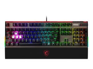 MSI Cherry MX RGB Dedicated Hotkeys USB Pass-Through Mechanical Gaming Keyboard (VIGOR GK80 CR US)