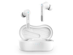 True Wireless Earbuds, Meidong Bluetooth Earbuds Headphones V5.0 KY06 in-Ear Earphones with Premium Sound and Deep Bass Smart Touch Control Built-in Mic Waterproof IPX6 Rchargable Charging Case Single