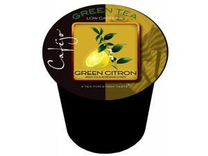 Cafejo K-CJT-GC-1-24 Green Citron Tea K-Cups for Keurig Brewers