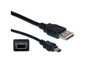 Cable Wholesale Mini USB 2.0 Cable, Type A Male to 5 Pin Mini-B Male, 6 foot - Black Cable Wholesale Mini USB 2.0 Cable, Type A Male to 5 Pin Mini-B Male, 6 foot - Black