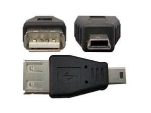 Cable Wholesale USB A Female to USB Mini-B 5 Pin Male Adapter
