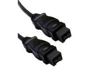 IEEE-1394B, 9P to 9P, FireWire 800 Cable, Black, 3 ft