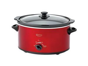 BETTY CROCKER BC-1544C 3.5L Oval Slow Cooker with Travel Bag (Metallic Red) BETTY CROCKER BC-1544C 3.5L Oval Slow Cooker with Travel Bag (Metallic Red)