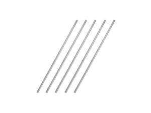 1mm x 150mm 304 Stainless Steel Solid Round Rod for DIY Craft 5pcs 