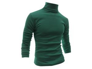 Long Sleeve Pullover Turtle Neck Shirt 