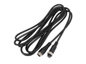 4 Pin 3 Meter 9.84ft Car Backup Camera Extension Cable Male to Female Rear View Video Extension Wire for Truck Trailer