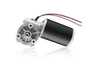 High-torque worm reducer geared motor low-speed gearbox motor DC 12V 9RPM 