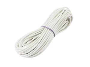 15 Meter/50ft 2mm2 230C Flexible Silicone High Temperature Braided Wire Cable White