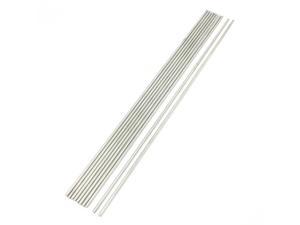 Unique Bargains RC Airplane 300mm x 3mm Stainless Steel Round Rod 10 Pcs