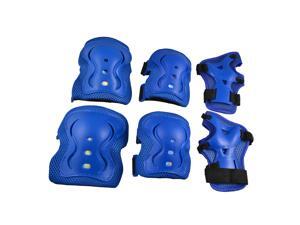 Unique Bargains Skating Palm Wrist Guard Elbow Knee Pads Protection Support Combo For Children Unique Bargains Skating Palm Wrist Guard Elbow Knee Pads Protection Support Combo For Children