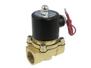 NC 3/4" Port 2 Position 2 Way Water Air Oil Electric Solenoid Valve AC 220V NC 3/4" Port 2 Position 2 Way Water Air Oil Electric Solenoid Valve AC 220V
