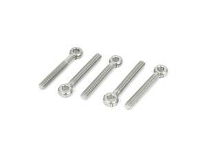 M6 x 38mm Machinery Shoulder Lifting Stainless Steel Eye Bolt 5 Pcs M6 x 38mm Machinery Shoulder Lifting Stainless Steel Eye Bolt 5 Pcs