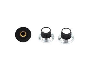 Global Bargains 3pcs Silver Tone 0-9 Graduated Dial Switch Potentiometer Rotary Knob Global Bargains 3pcs Silver Tone 0-9 Graduated Dial Switch Potentiometer Rotary Knob