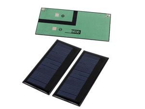 3Pcs DC 5.5V 0.3W Rectangle Energy Saving Solar Cell Panel Module for Charger