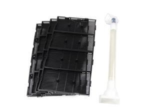 Unique Bargains 16 in 1 Aquarium Black 5.5" x 2.8" x 0.5" Undergravel Filter w Air Line Hose Unique Bargains 16 in 1 Aquarium Black 5.5" x 2.8" x 0.5" Undergravel Filter w Air Line Hose