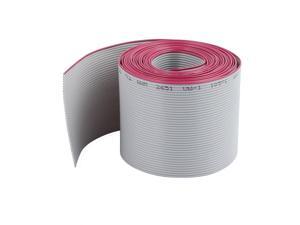 2.54mm Pitch 40P F/F IDC Connector Flat Ribbon Cable Cord Gray 2.5M Length 2.54mm Pitch 40P F/F IDC Connector Flat Ribbon Cable Cord Gray 2.5M Length