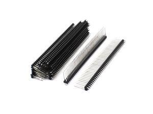 Unique Bargains 10Pcs 80-Pin Dual Row Male Straight Pin Header Connector 20mm Length 10Pcs Unique Bargains 10Pcs 80-Pin Dual Row Male Straight Pin Header Connector 20mm Length 10Pcs