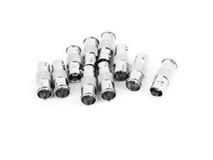 10pcs Quick F Male to BNC Female Plug RF Coax Straight Connector Adapter