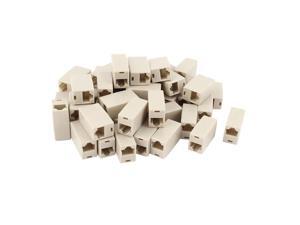 Unique Bargains Cat5 RJ45 Lan Network Ethernet Cable Extender Joiner Adapter Coupler 50 PCS Unique Bargains Cat5 RJ45 Lan Network Ethernet Cable Extender Joiner Adapter Coupler 50 PCS