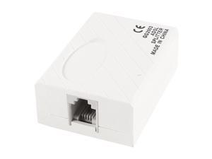 RJ11 6P2C Female Socket Phone Line Fax Modem ADSL Splitter Filter Offwhite RJ11 6P2C Female Socket Phone Line Fax Modem ADSL Splitter Filter Offwhite