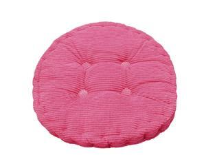 Home Office Corduroy Round Shaped Sofa Floor Chair Seat Cushion Pad Fuchsia Home Office Corduroy Round Shaped Sofa Floor Chair Seat Cushion Pad Fuchsia