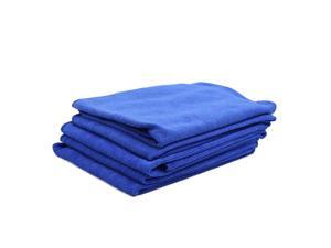 5 Pcs Water Absorbent Microfiber Fabric Car Clean Cloth Towel Protective for Auto Car Glass Blue 5 Pcs Water Absorbent Microfiber Fabric Car Clean Cloth Towel Protective for Auto Car Glass Blue