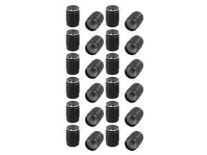 24 Pcs 6mm Diameter Aluminum Round Potentiometer Rotary Knob Cap Black 24 Pcs 6mm Diameter Aluminum Round Potentiometer Rotary Knob Cap Black