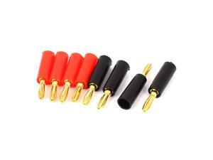 Unique Bargains 8pcs Gold Plate Audio Speaker 4mm Dia Male Banana Plug Jack Connector Black Red Unique Bargains 8pcs Gold Plate Audio Speaker 4mm Dia Male Banana Plug Jack Connector Black Red