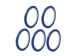 5Pcs 5mm Single Sided Strong Self Adhesive Mylar Tape 50M Long Logo Tape Blue 5Pcs 5mm Single Sided Strong Self Adhesive Mylar Tape 50M Long Logo Tape Blue