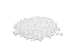 Plastic Round Shaped Cover Screw Cap Lid White 700pcs for 5mm Dia Hole 