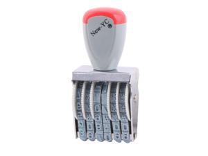 Office Supermarket Rubber 6 Band 0-9 Digital Symbol Numbering Printer Stamp Office Supermarket Rubber 6 Band 0-9 Digital Symbol Numbering Printer Stamp