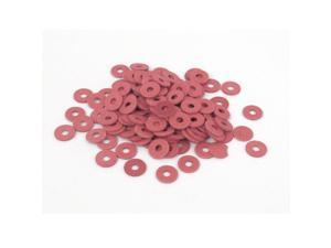 100Pcs 3 x 6 x 0.8mm Fiber Motherboard Insulating Washers Red 