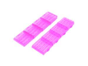8PCS Plastic Portable Case Holder Storage Box Purple for 4 x 1.5V AA Batteries 8PCS Plastic Portable Case Holder Storage Box Purple for 4 x 1.5V AA Batteries