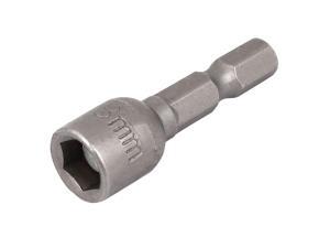40mm Length Magnetic M8 Metal Hex Socket Nut Driver Bit Gray 40mm Length Magnetic M8 Metal Hex Socket Nut Driver Bit Gray