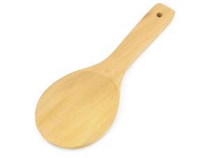 Unique Bargains Kitchenware Wooden Rice Spoon Paddle Scoop Wood Color