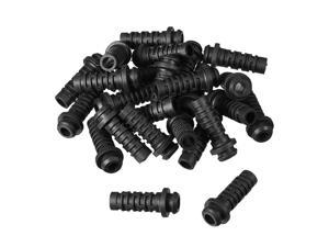 25pcs 11.7x27mm PVC Strain Relief Cord Boot Protector Power Tool Hose