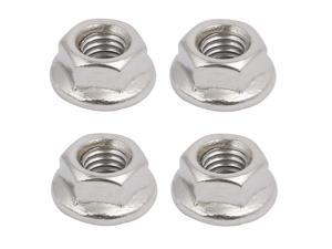 uxcell4pcs M14 x 2mm Pitch Metric Thread 201 Stainless Steel Left Hand Hex Nuts 