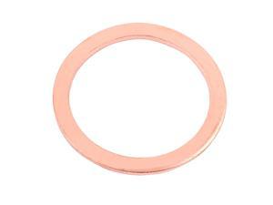 10 Pcs 36 mm x 30 mm x 2mm Flat Ring Copper Crush Washer Sealing Gasket Fastener 