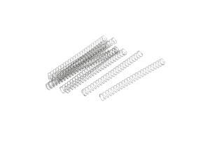 0.8mmx12mmx25mm 304 Stainless Steel Compression Springs Silver Tone 10pcs 