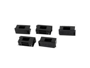 Black Plastic PCB Mount Holder 6A for 5x20mm Glass Tube Fuse 4pcs Black Plastic PCB Mount Holder 6A for 5x20mm Glass Tube Fuse 4pcs