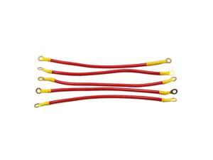 5Pcs Universal Red 27cm Length Car Battery Inverter Wire Power Transfer Cable 5Pcs Universal Red 27cm Length Car Battery Inverter Wire Power Transfer Cable