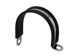 uxcell 38mm Dia EPDM Rubber Lined P Clip Water Pipe Tube Hose Clamp Holder 